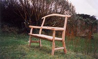 Rustic Chestnut Bench
