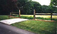 Trewithen: Post and Rail