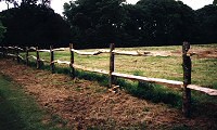 Trewithen Estate: Post and Rail